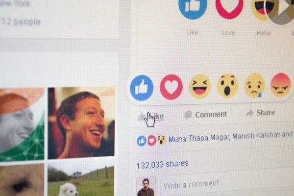 Mark Zuckerberg Facebook page