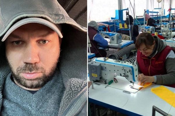 Дизайнер Андре Тан переквалифицировался и сейчас вместо элегантных платьев отшивает бронежилеты для украинских героев