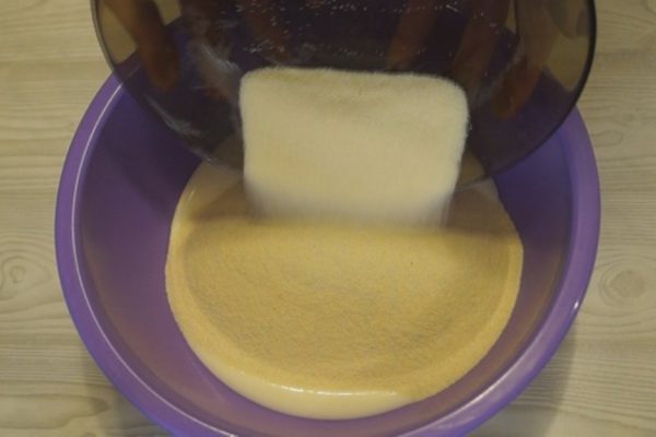 Рецепт замаскированного под бисквит манника без яиц