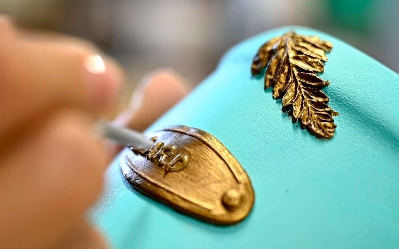 декорирование старой посуды