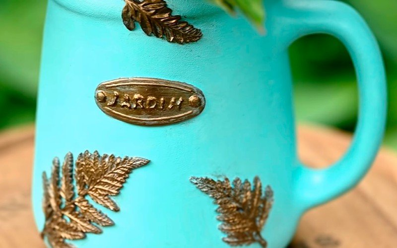 декорирование эмалированной посуды