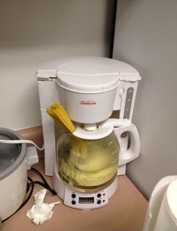 макароны в кофеварке