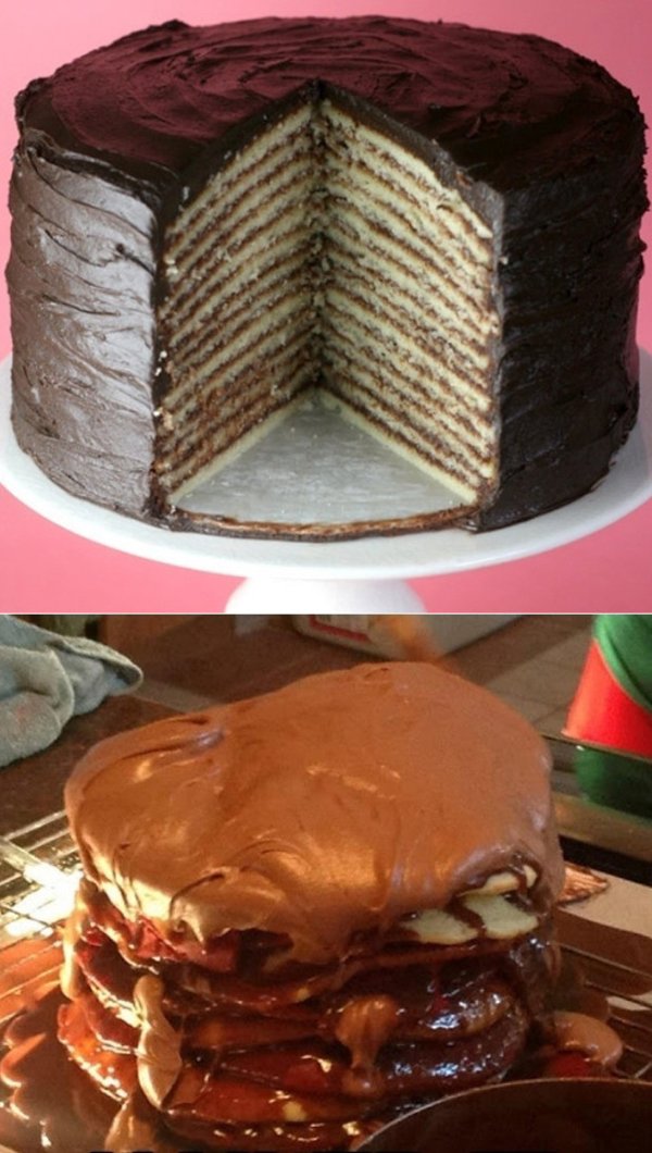 шоколадный торт