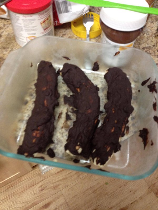 бананы в шоколаде