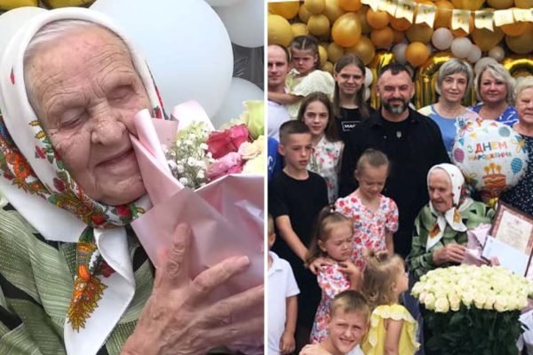 У Виннице поздравили с 100-летием Ольгу Пивторак, которая стала символом любви и заботы для 23 внуков и 63 правнуков