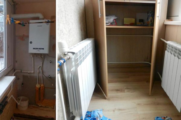 Проблема газового котла в лоджии, огорчившего старого архитектора