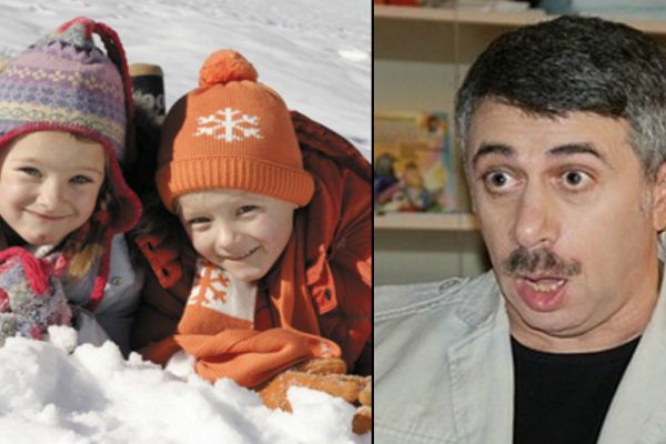 При какой температуре воздуха ребенку нужна шапка? Ответ всезнающего доктора Комаровского.