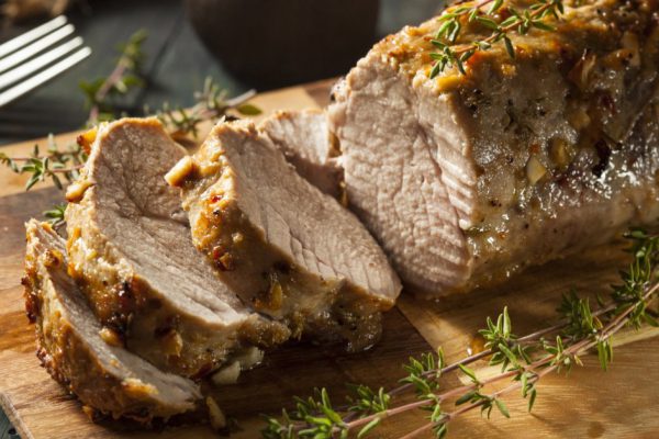 Homemade Hot Pork Tenderloin with Herbs and Spices