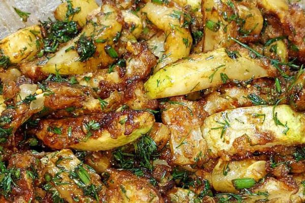 Готовим кабачки как грибы по корейскому рецепту, уверяю, такой вкуснятины ты еще не пробовал