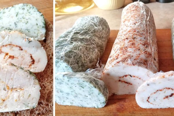 Из сала готовлю «Приворотные роллы», от пряностей кругом идет голова, вкус бесподобный