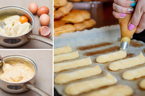 Рецепт заварного теста на молоке