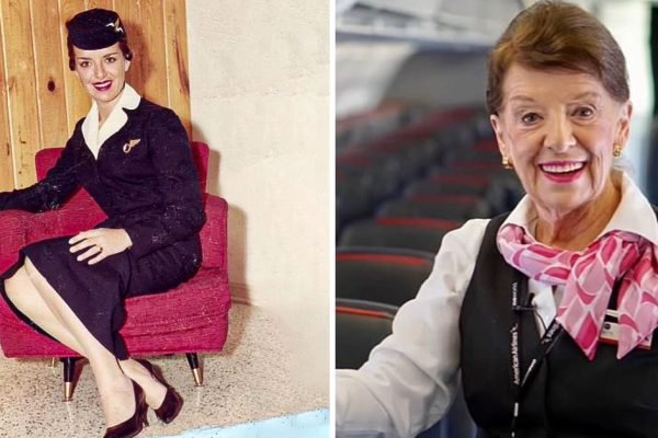 86-летняя дама стала самой старой бортпроводницей, проработав более 60 лет в небесах