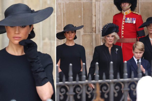 Поклонники Меган Маркл заявили, что она была единственной, кто плакал на прощании с королевой