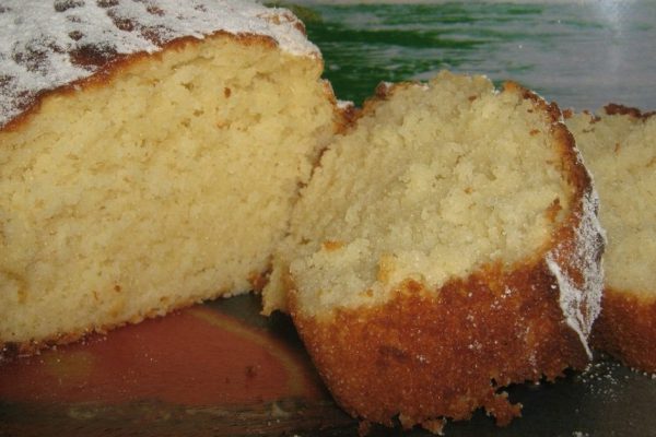 Как испечь ванильный кекс на кефире