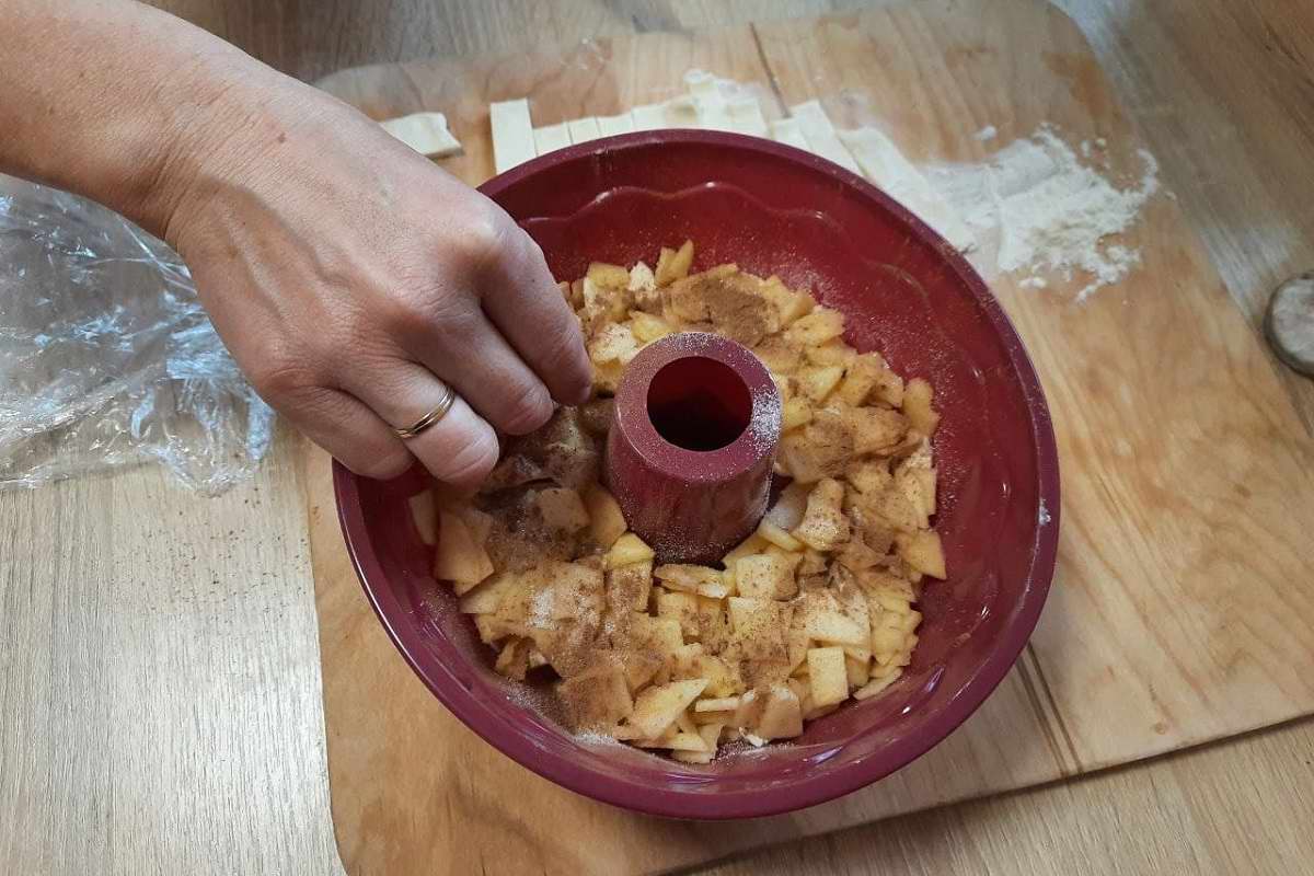 простой рецепт пирога с яблоками