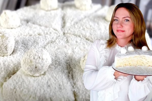 Никто не подозревает, что это вафли, кокосовый торт «Рафаэлло» без выпечки