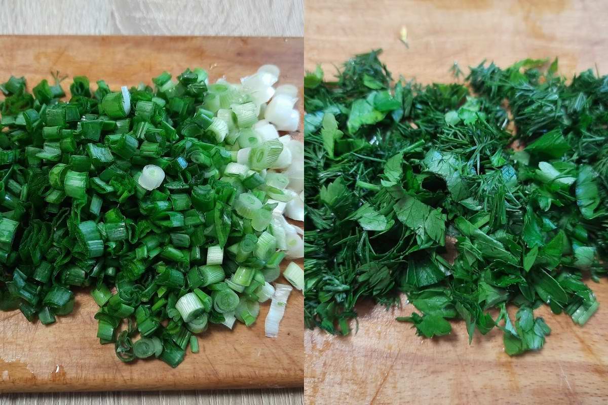 простой салат с сухариками