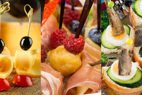 Подборка канапе на шпажках для летних вечеринок