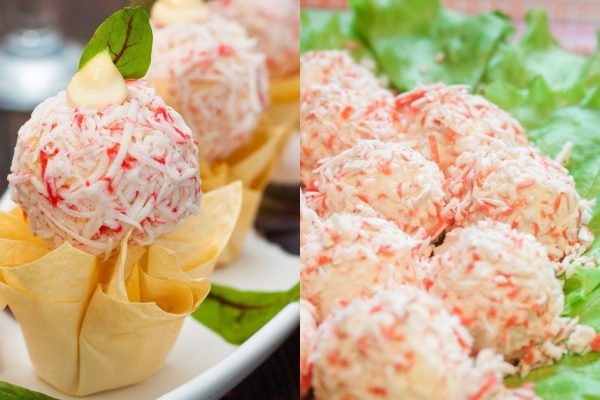 Какую закуску приготовить из крабовых палочек и сыра