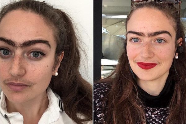 Зачем дама отказалась от депиляции лица на год