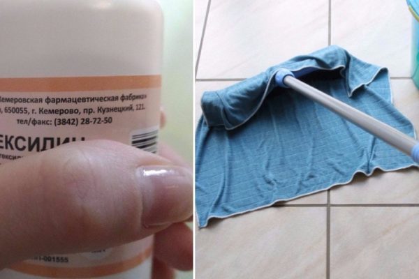 Добавляю пару капель аптечного раствора в воду для мытья полов… В результате получаю красоту!