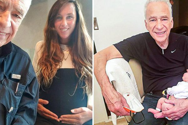 Женившись на женщине, что на 48 лет моложе, доктор стал папочкой в 83 года