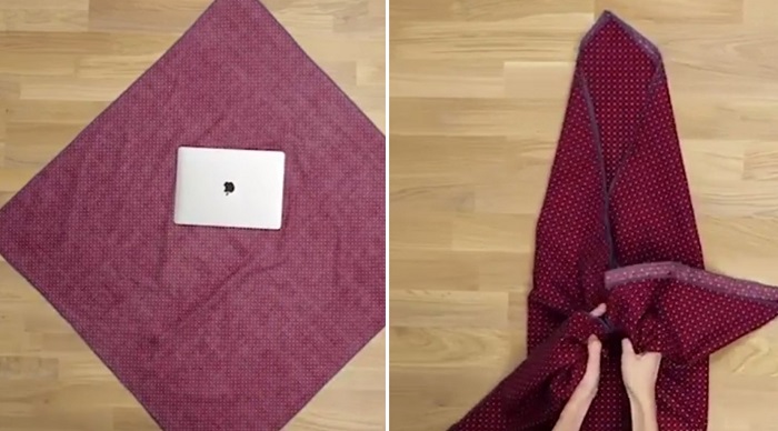 как завязать платок или шарф на голове