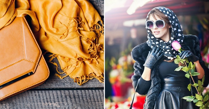 как завязать платок с помощью тройного кольца