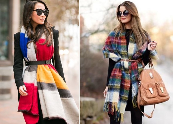 как завязать платок на шею