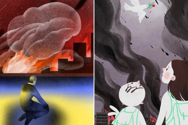 Трогательные, добрые и проникновенные иллюстрации, нарисованные в непростые военные дни