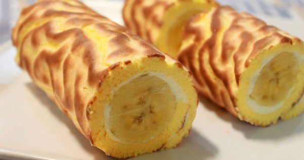 Фантастический банановый рулет! Элементарно в приготовлении и восхитительно на вкус.