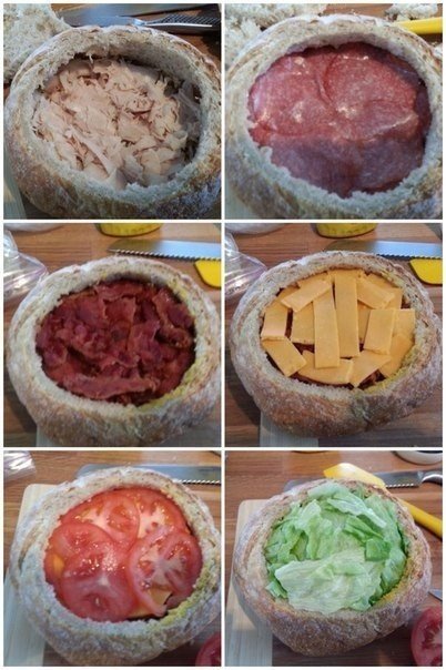 бутерброд для мужчин