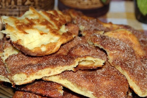 Рецепт хрустящей сахарной лепешки