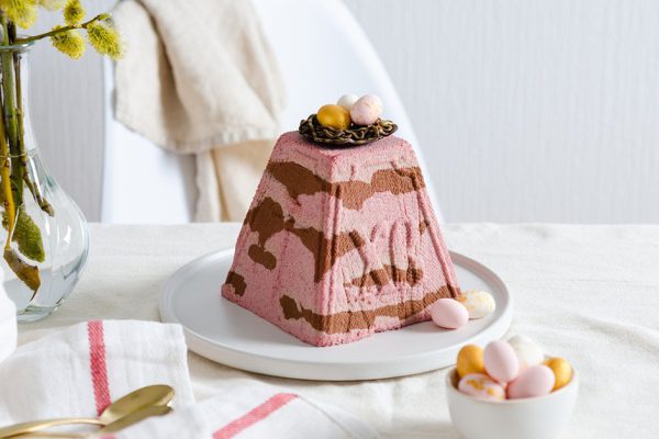 Инструкция по приготовлению кофейной пасхи с печеньем без яиц