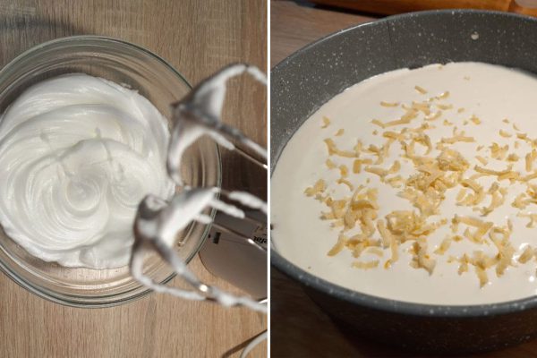 Изящная версия тертого пирога из детства со сметаной вместо варенья