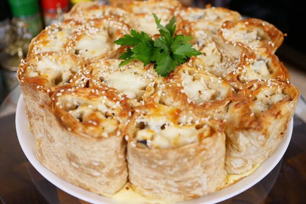 Ленивый пирог по рецепту цыганки, которая готовит его вместо шаурмы