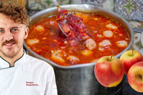 Бросаю яблоки в борщ и наслаждаюсь блюдом, достойным королевского стола