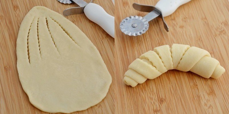 дрожжевые рогалики без яиц