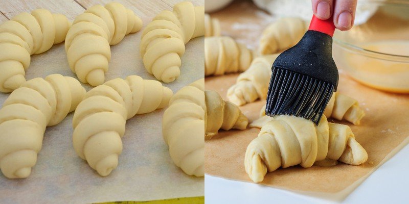 как приготовить дрожжевые рогалики дома