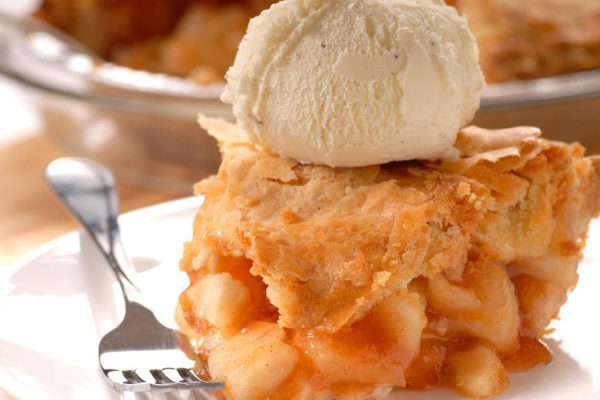 Рецепт яблочного пирога с плавленым сыром