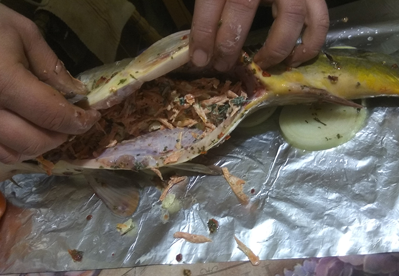 рецепт запеченного карпа