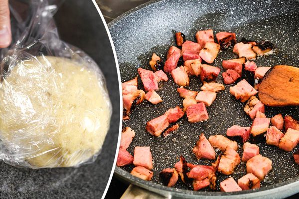 Не растерялась, увидев, что дома закончился хлеб, на скорую руку приготовила съедобный горшочек