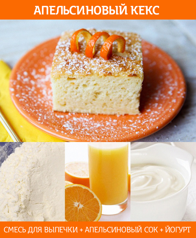 апельсиновый кекс
