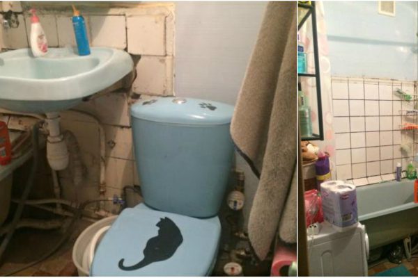 Санузел из ничего, или Подарок теще