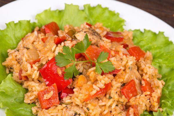 Африканский рис на сковороде по рецепту Джейми Оливера