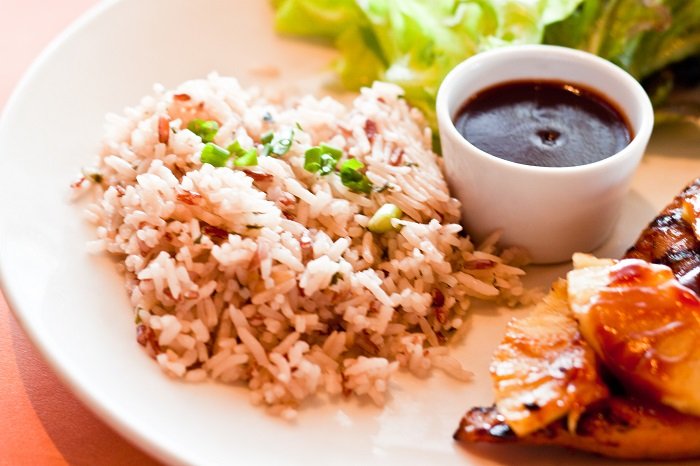 рис с перцем в духовке