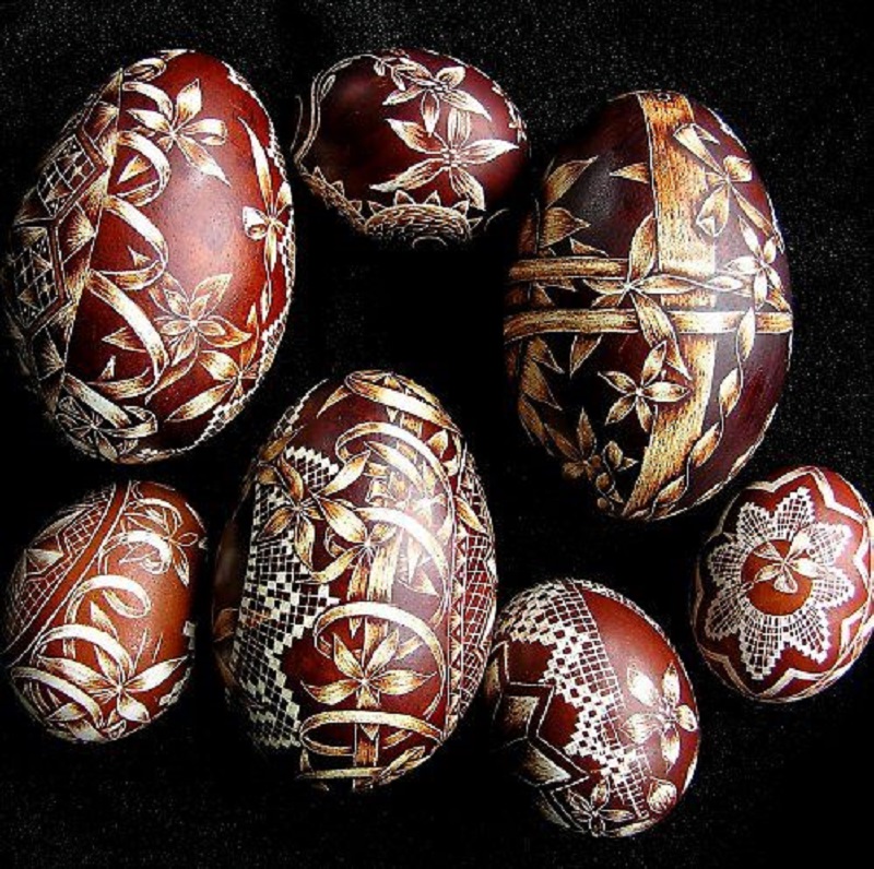 пасхальные яйца декор