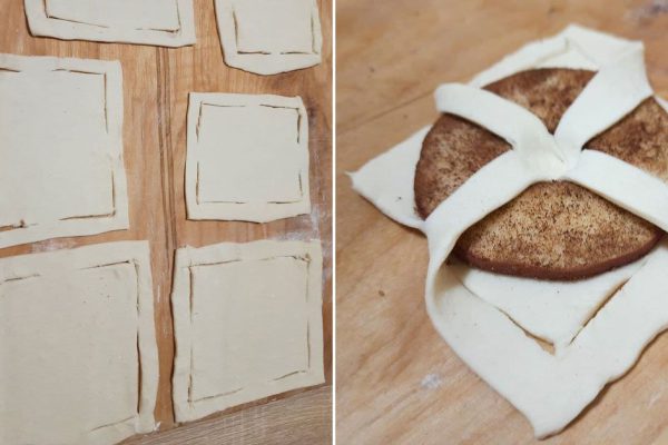 Сочные «Розочки» из слоеного теста, пеку утром 3 противня, а к вечеру уже ничего не остается