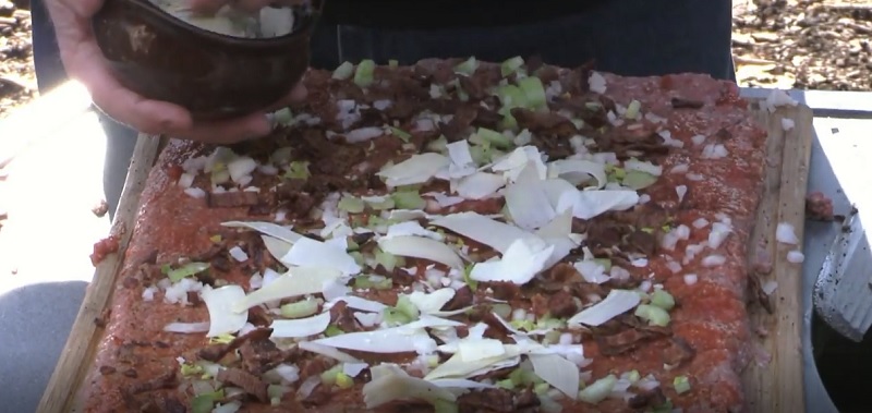 рулет на гриле