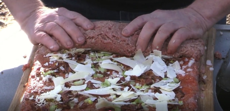 рулет на гриле